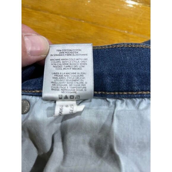 Express Women's Jeans Size 2 R Blue Mid Rise Stretch Legging Distressed - Picture 4 of 11